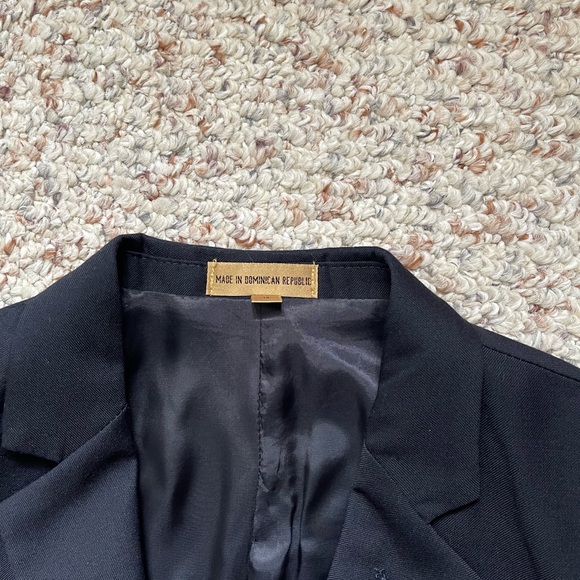 Boys Size 16 Class Club Gold Label Navy Blazer Wool Blend Sports Jacket EUC - Picture 2 of 11